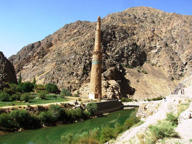 This monument of architecture is hidden in the mountains in northwest Afghanistan.
