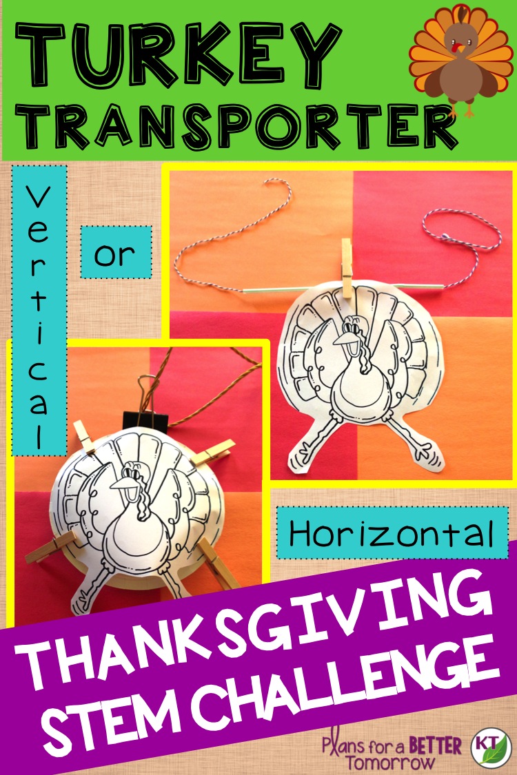 Plans for a Better Tomorrow Thanksgiving STEM Challenge Turkey