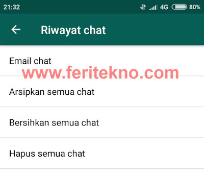 Cara Menghapus Pesan WhatsApp Semuanya Sekaligus 3