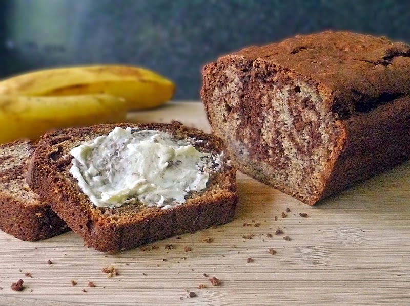 Chocolate Swirl Banana Bread | by Life Tastes Good | #bananabread #chocolate