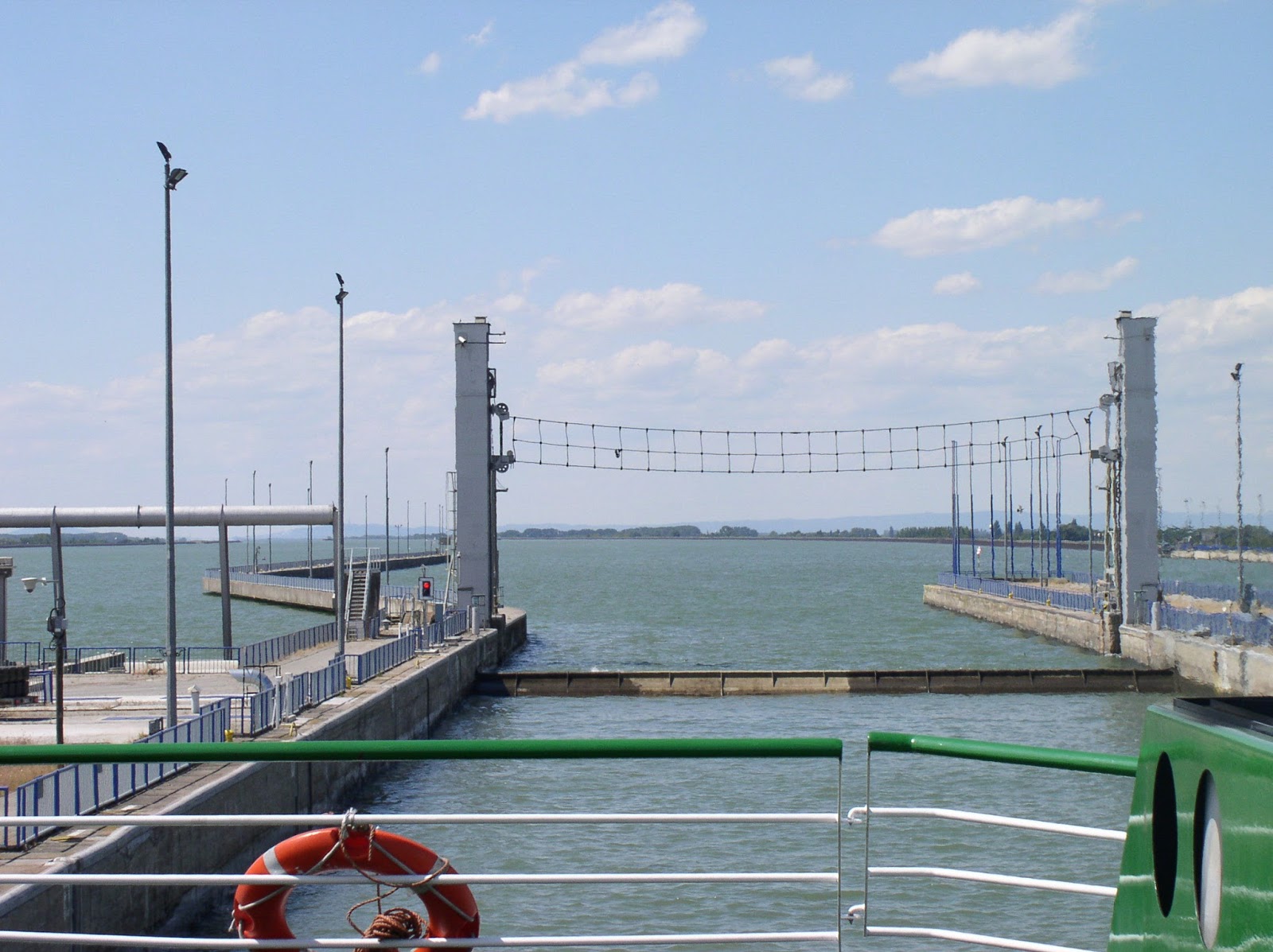 Come Go Abroad with Me: Gabcikovo Lock on the Danube River
