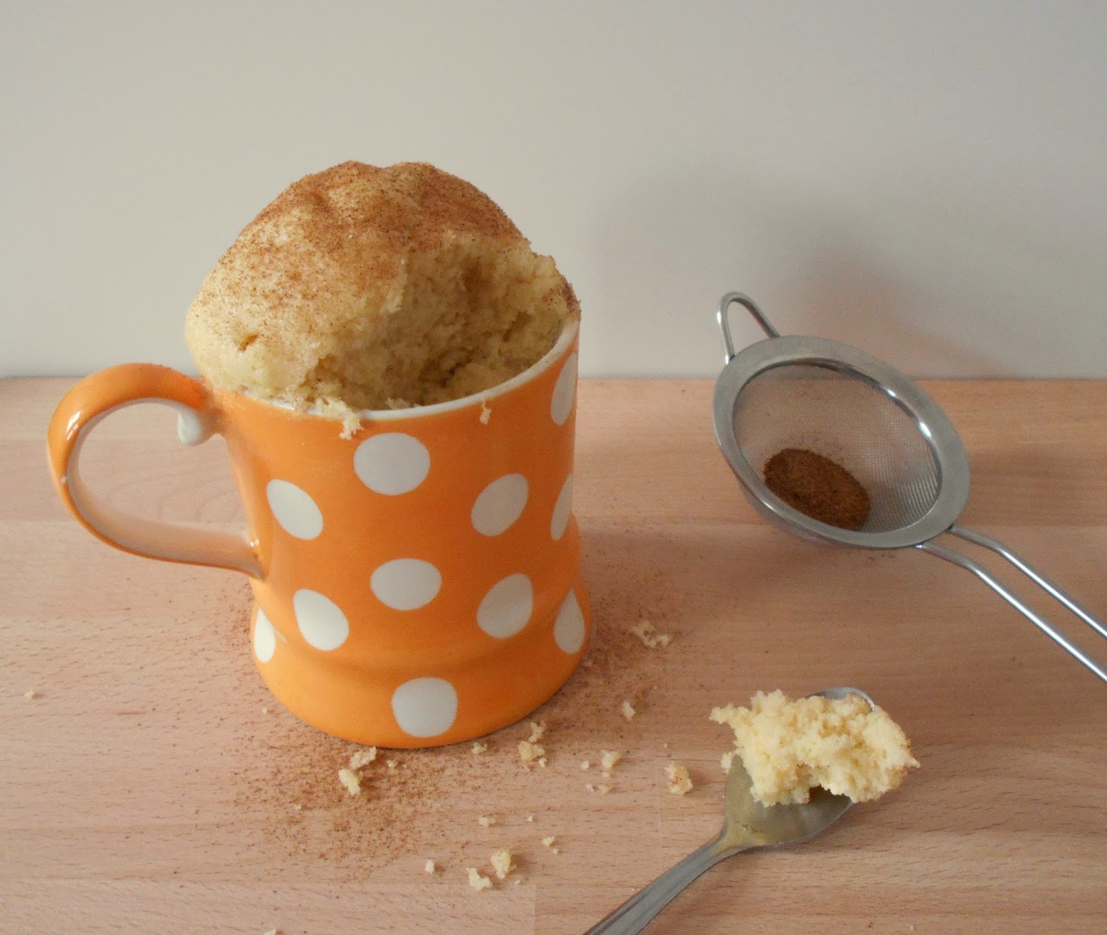 Eggnog Mug Cake