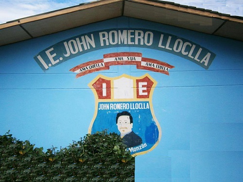 Colegio JOHN ROMERO LLOCLLA - Manchuria
