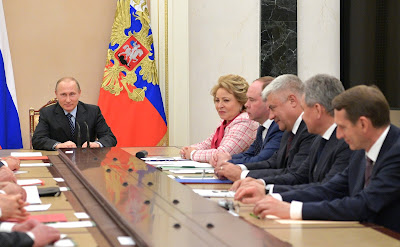 Vladimir Putin meeting with permanent members of Security Council. Vladimir Putin meeting with permanent members of Security Council.