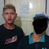 Patrulha Rural do 6º BPM aborda dupla de moto no centro da cidade e um deles foi reconhecido em dois assaltos na cidade de Cajazeiras