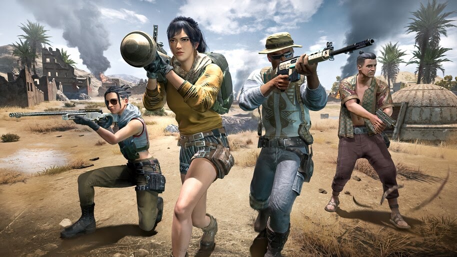 PUBG, Season 6, Squad, Skins, Outfits, 4K, #7.792