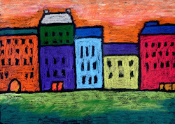 kandinsky cityscape projects paintings artist abstract pastel drawing houses pastels munich chalk artprojectsforkids perhaps personally rich known he project simple