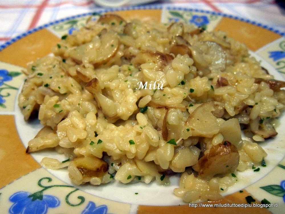 Risotto con Topinambur - Milù, di tutto e di più!