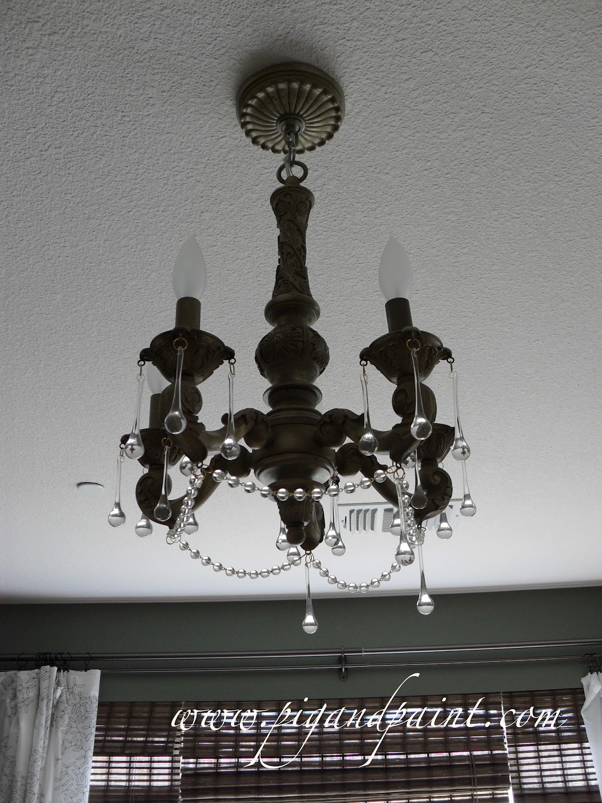 Capiz drum sale chandelier