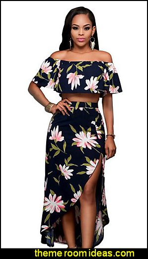 FLORAL Two Piece Dress FLORAL Two Piece Dress