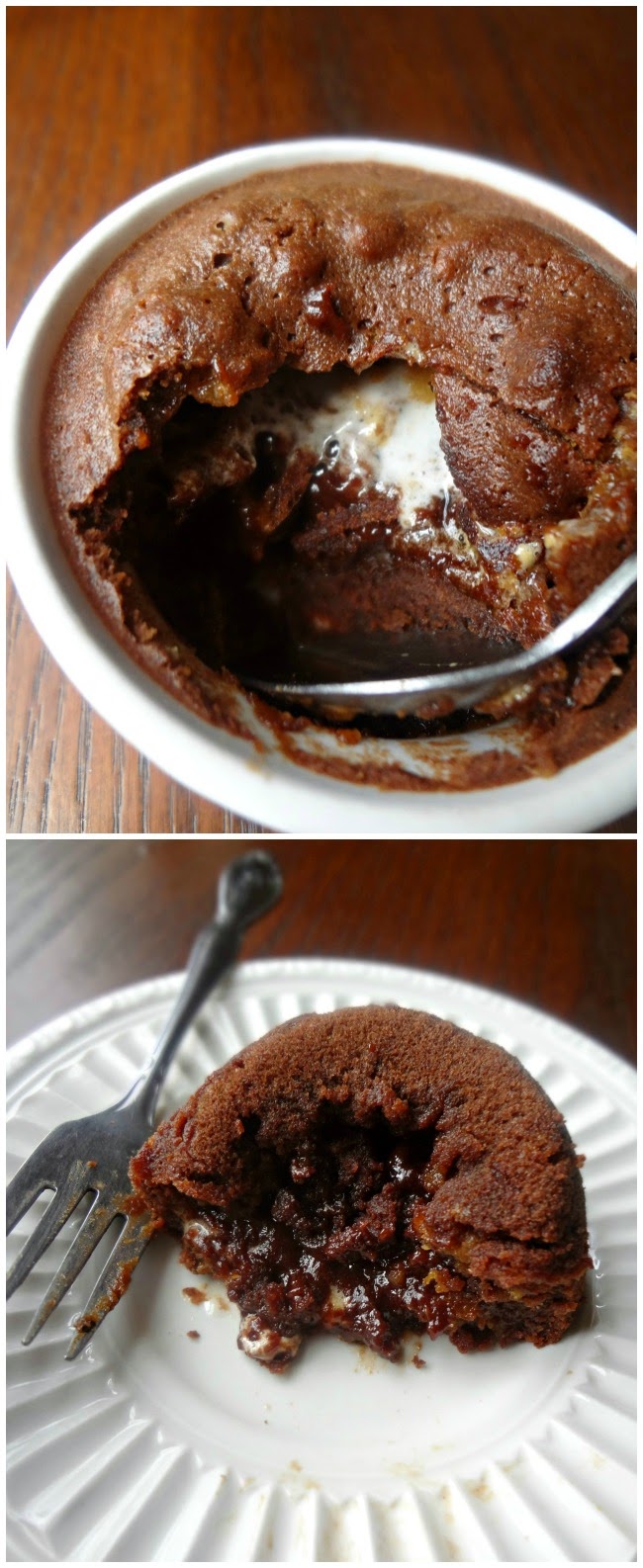 The Cooking Actress S'mores Lava Cakes