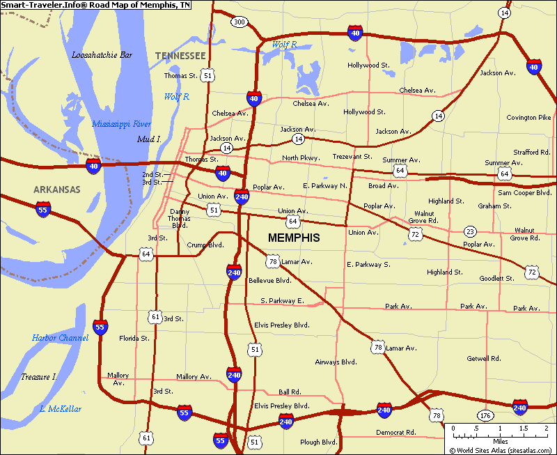 Maps Of Dallas Memphis Map