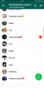 Cara Menyembunyikan STATUS WA Kita Dari Orang Lain Cara Menyembunyikan STATUS WA Kita Dari Orang Lain