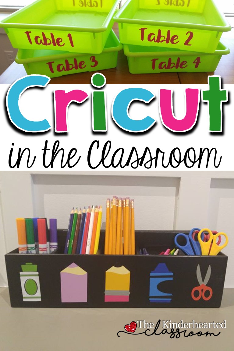 Using a Cricut in the Classroom • The Kinderhearted Classroom