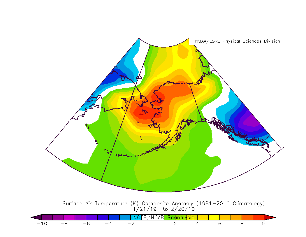 Deep Cold Alaska Weather & Climate February 2019