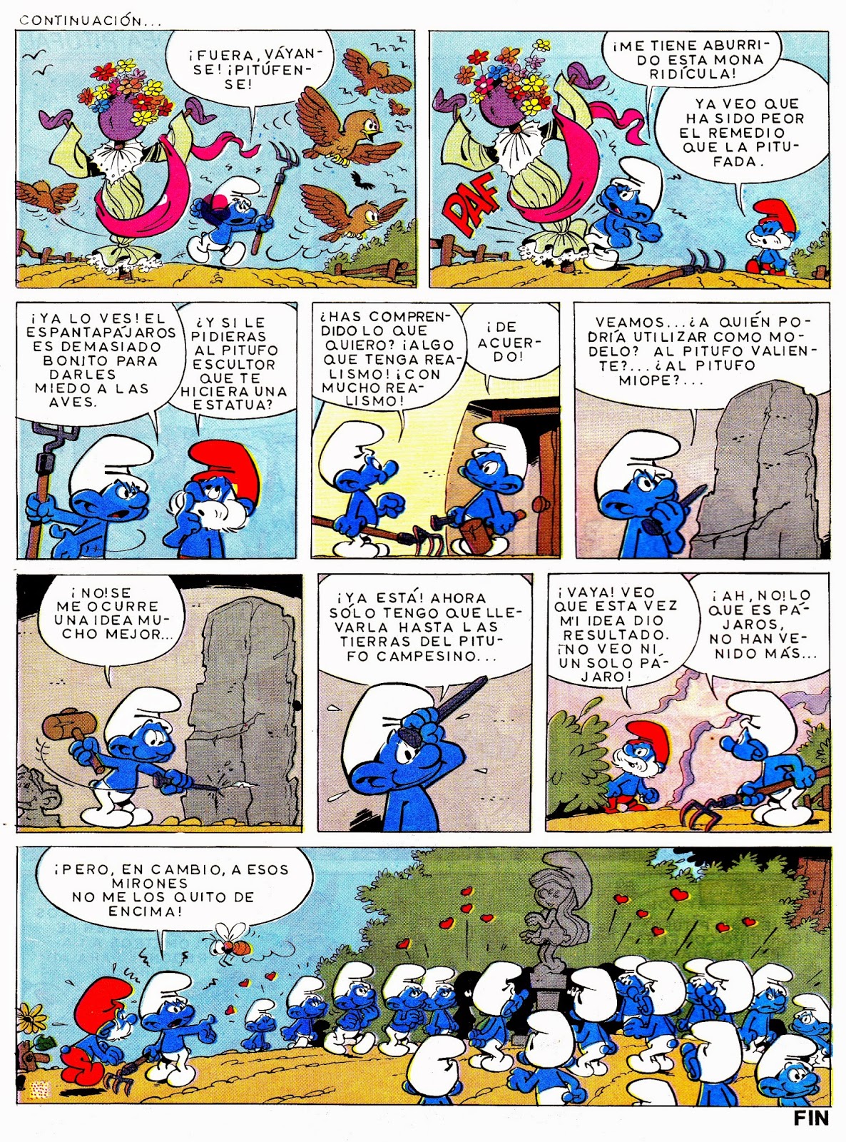 FigurasVitales !! Un Cómic Los Pitufos 12 Revista TeVeFestival (Descargar Cómic)