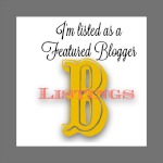 I'm Listed As A Featured Blogger