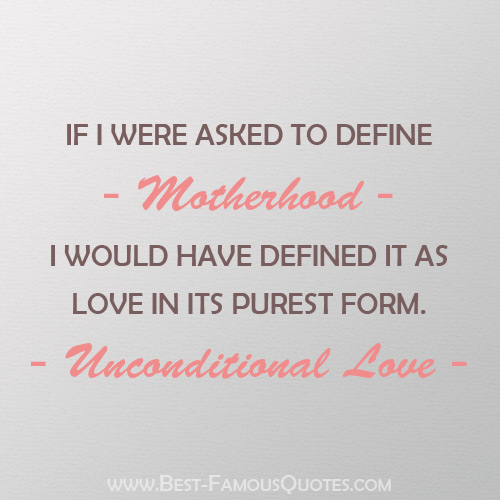 define motherhood