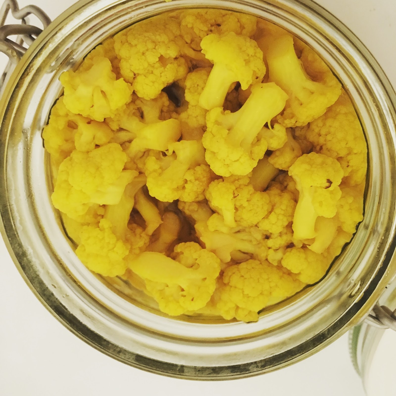 Pickles de chou fleur