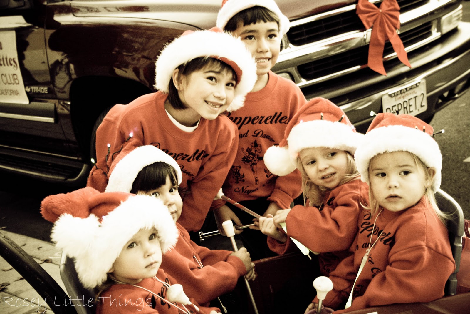 Rosey Little Things Napa Christmas Parade 2011