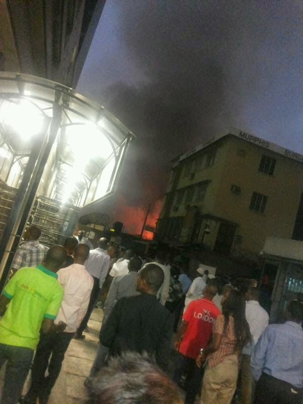fire tinubu square lagos