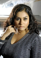Namitha, latest, stills, in, black, dress