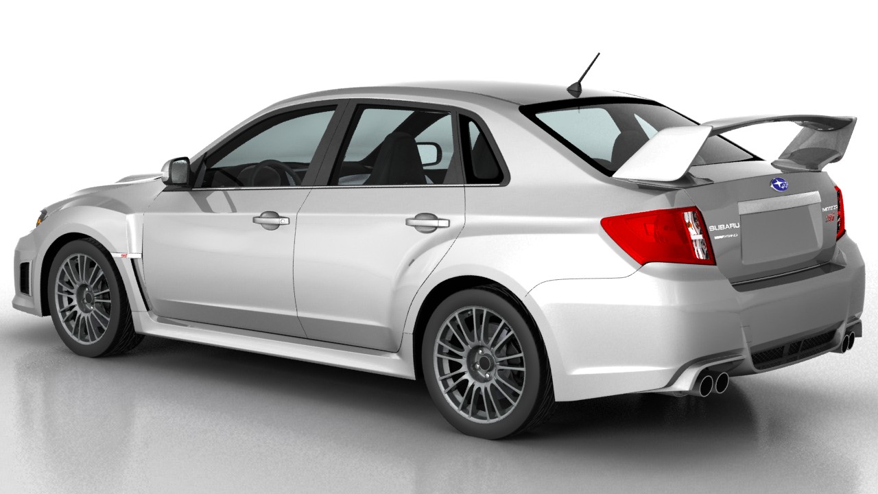 Motoring Art: Subaru WRX STi Sedan 2011