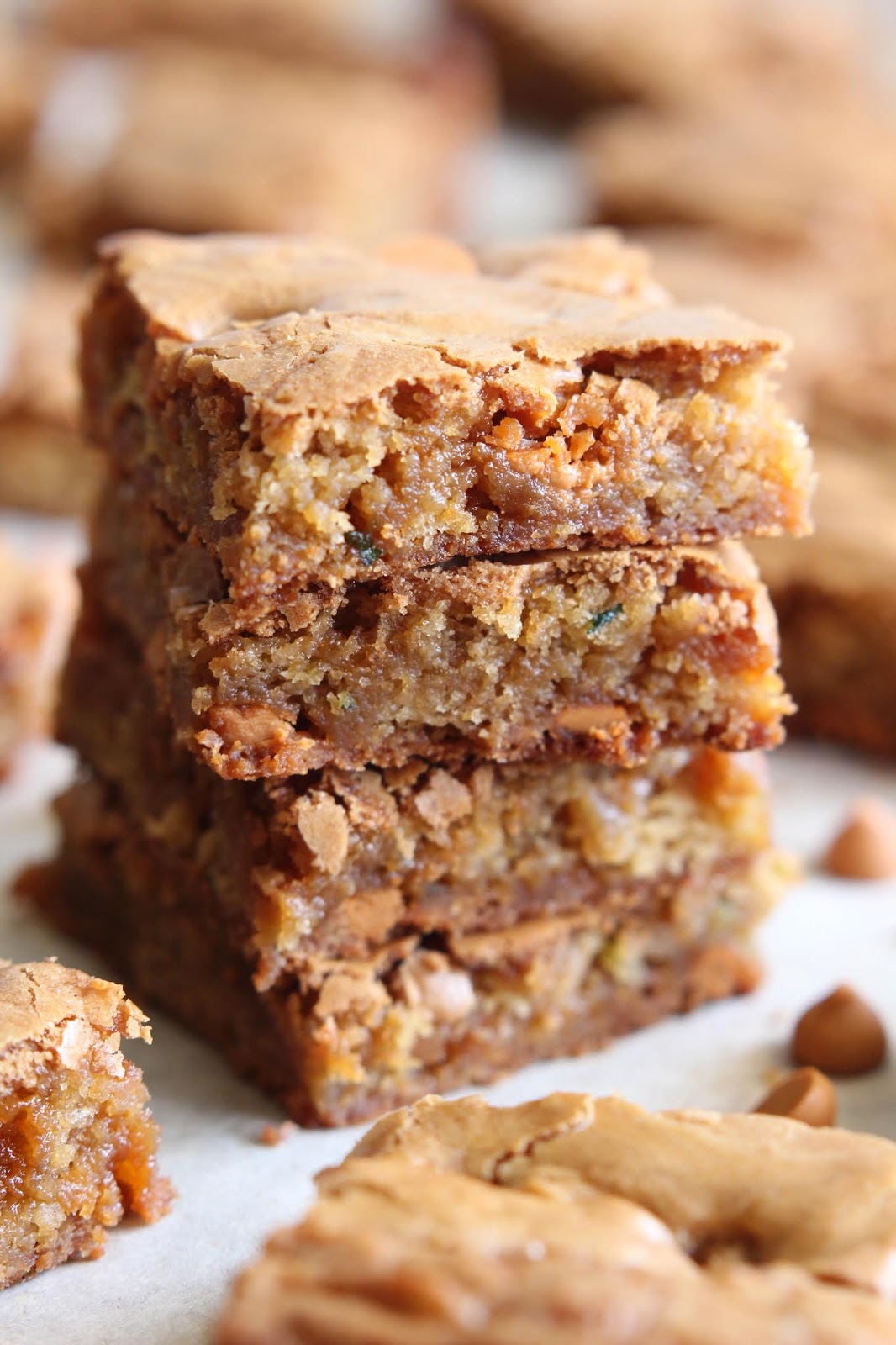 Eat Cake For Dinner Chewy Butterscotch Zucchini Blondies
