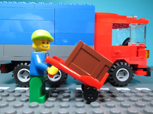 MOC LEGO Camião de distribuição