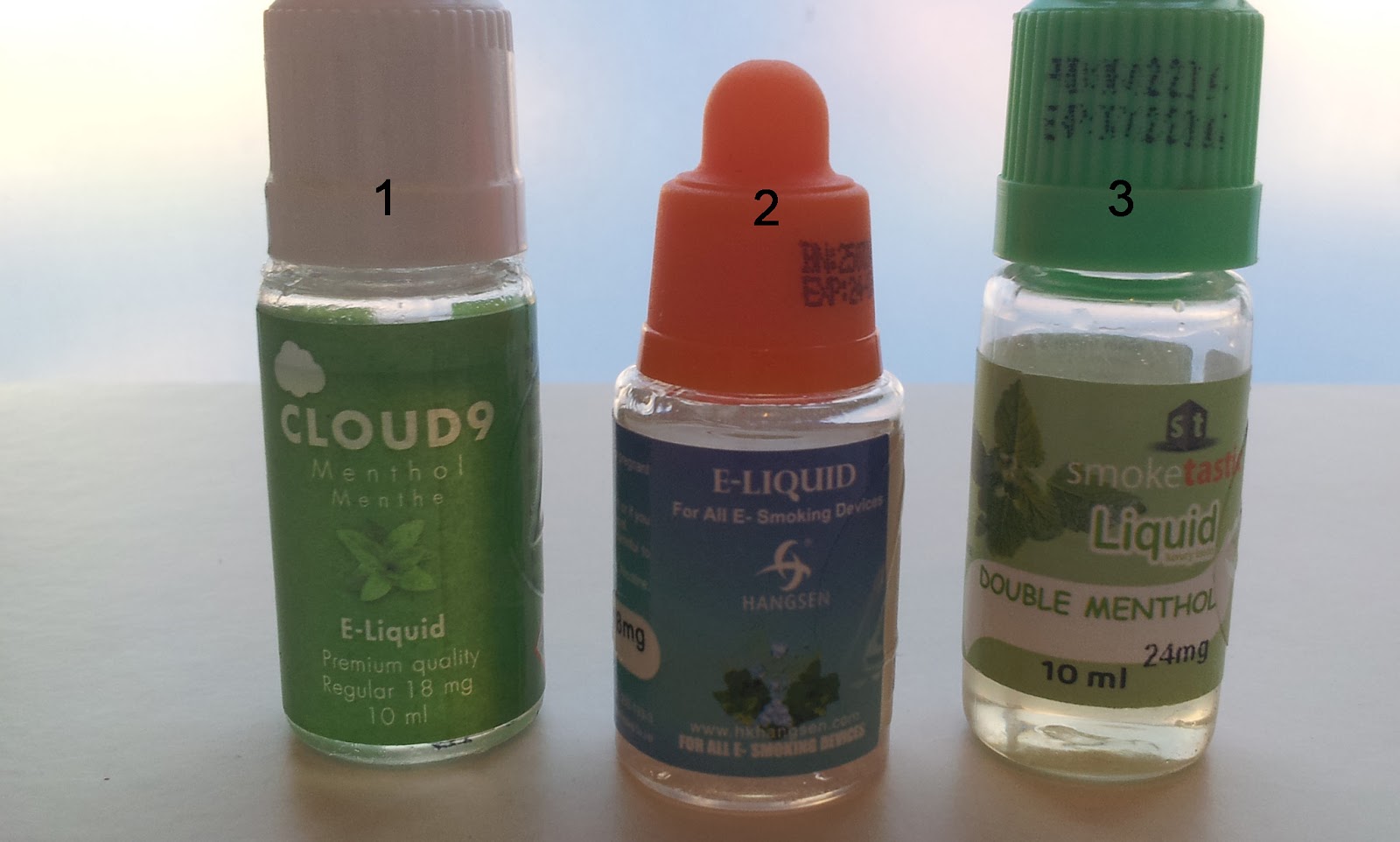 The Vapor Review Comparing Menthol ELiquid Vapes