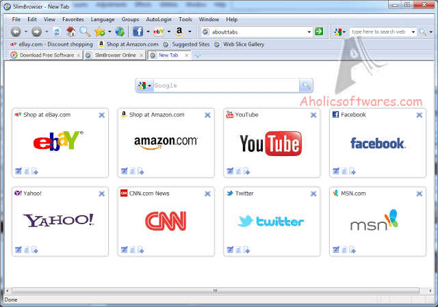 Download Slim Browser Portable SlimBrowser is a free web browser for Windows that is blazing fast, most secure and fully loaded with powerful features.