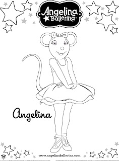Desenhos Para Pintar Angelina 