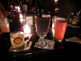 Cocktails and beer at the Elsa Bar in New York City Cocktails and beer at the Elsa Bar in New York City