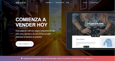 Crea tu propia tienda online gratis para vender por Internet con Go Spaces