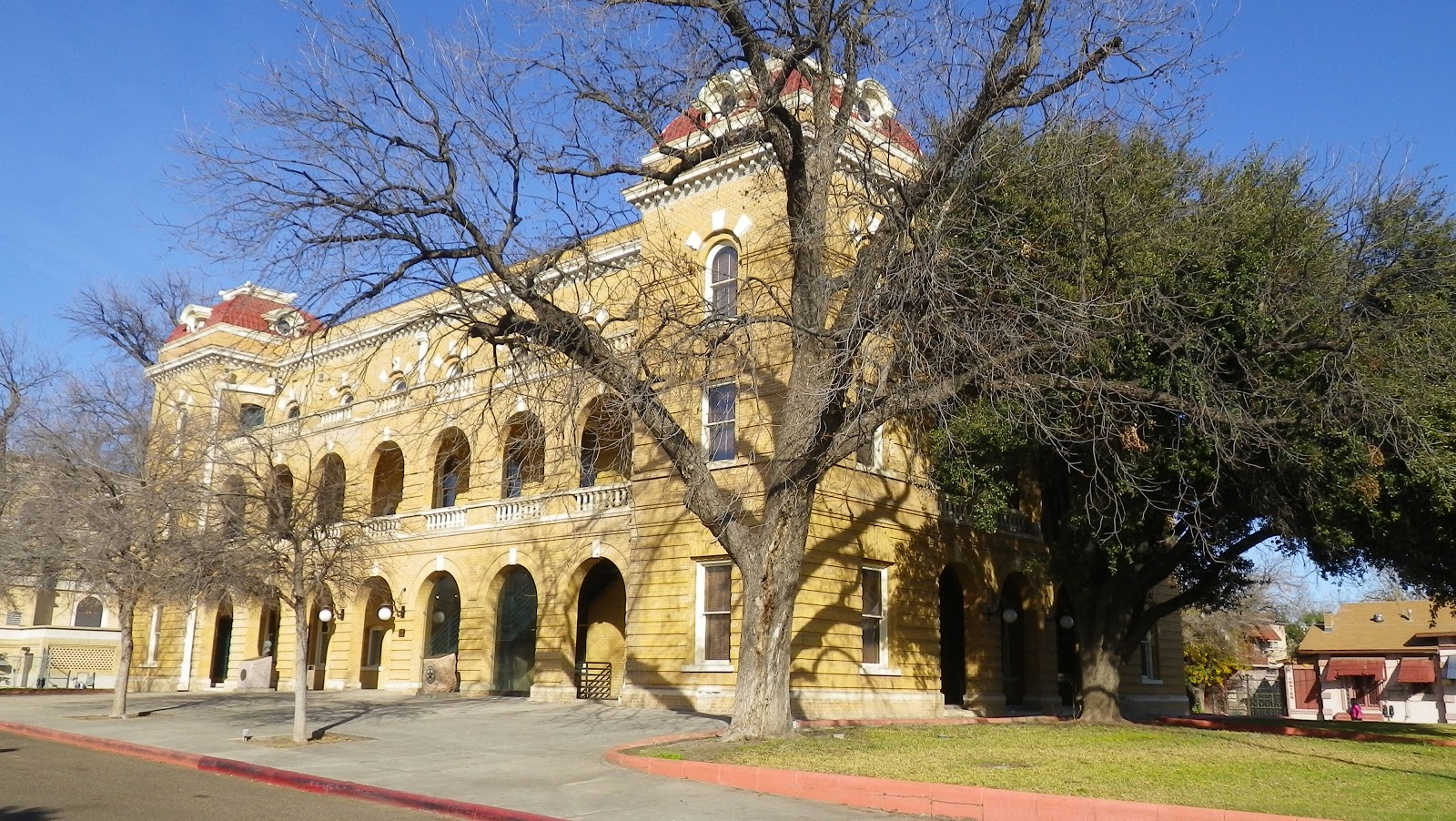 Texas Courthouse Tour south texas border trip Pearsall, Cotulla