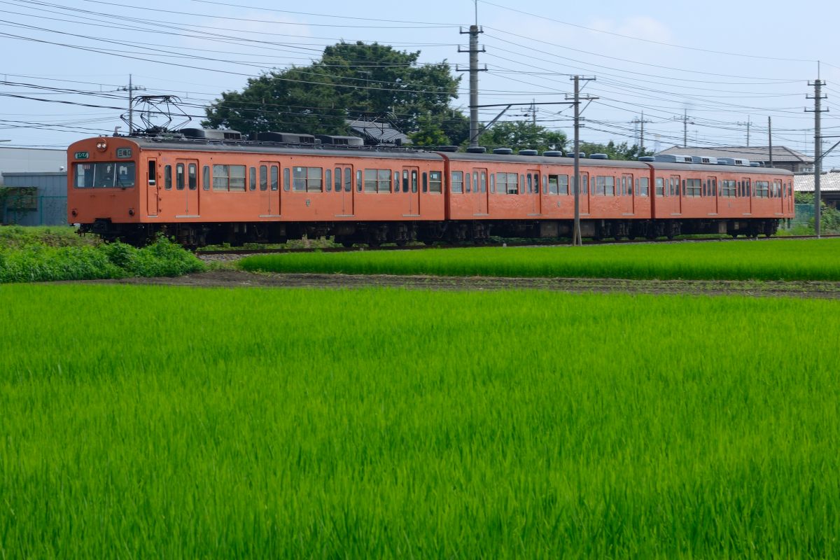 CTK_series1000_1011F_in_orangevermillion 秩父1000系1011F国電リバイバルカラー(オレンジバーミリオン)