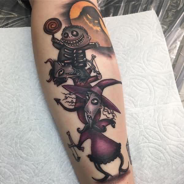 Tatuagens de desenhos animados Tatuagens de desenhos animados