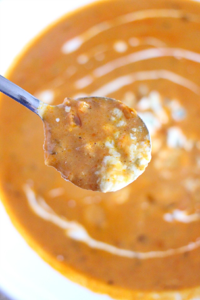 Creamy Tomato and Blue Cheese Soup Mama Loves Food