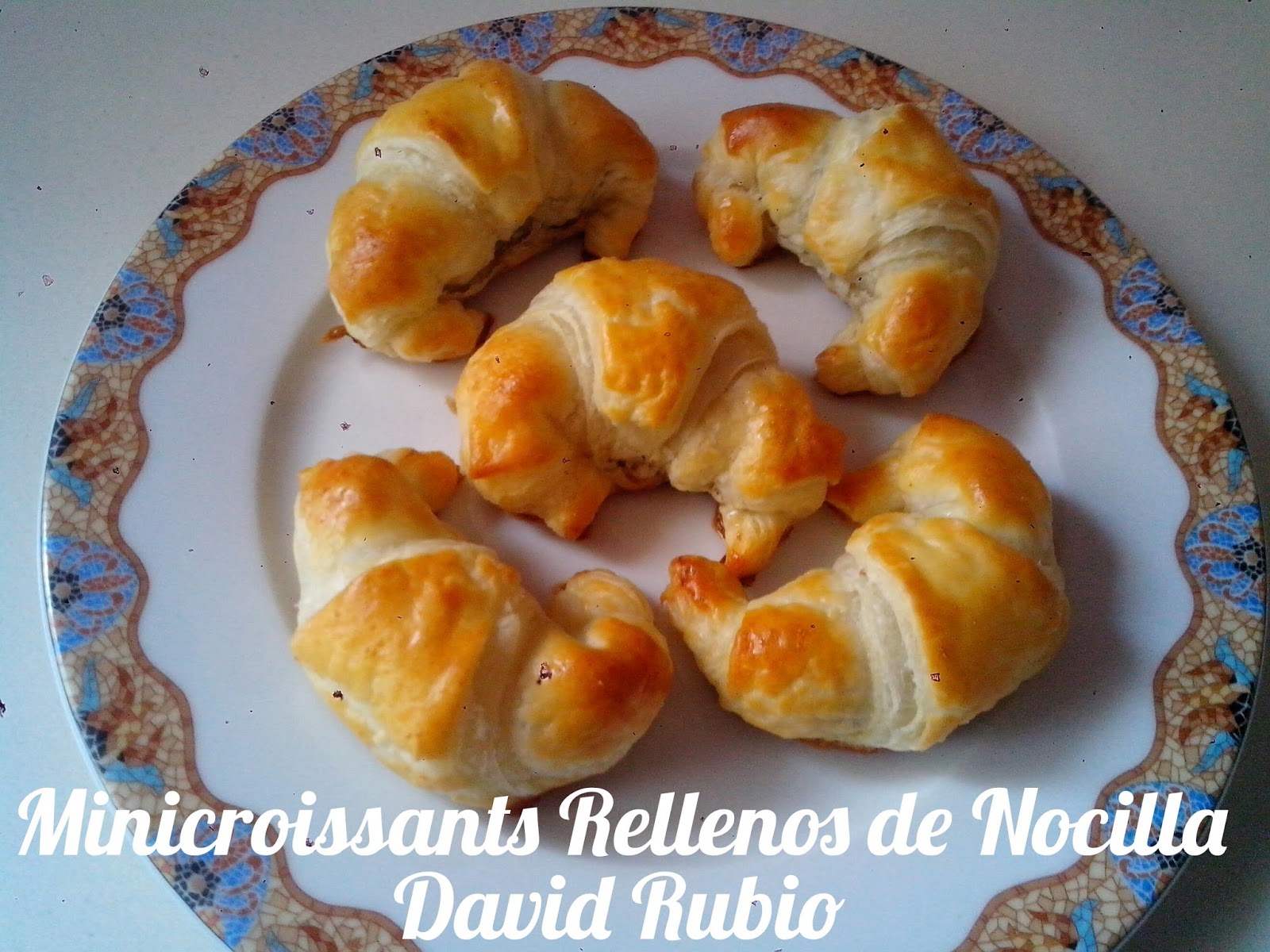 Minicroissants Rellenos De Nocilla
