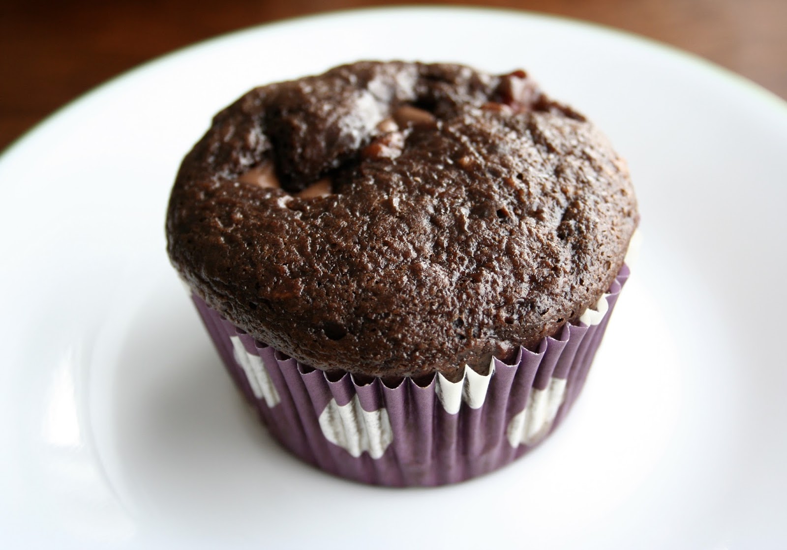 Strawberry Banana Fudge Muffins