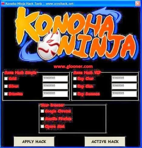 how to hack konoha ninja with cheat engine