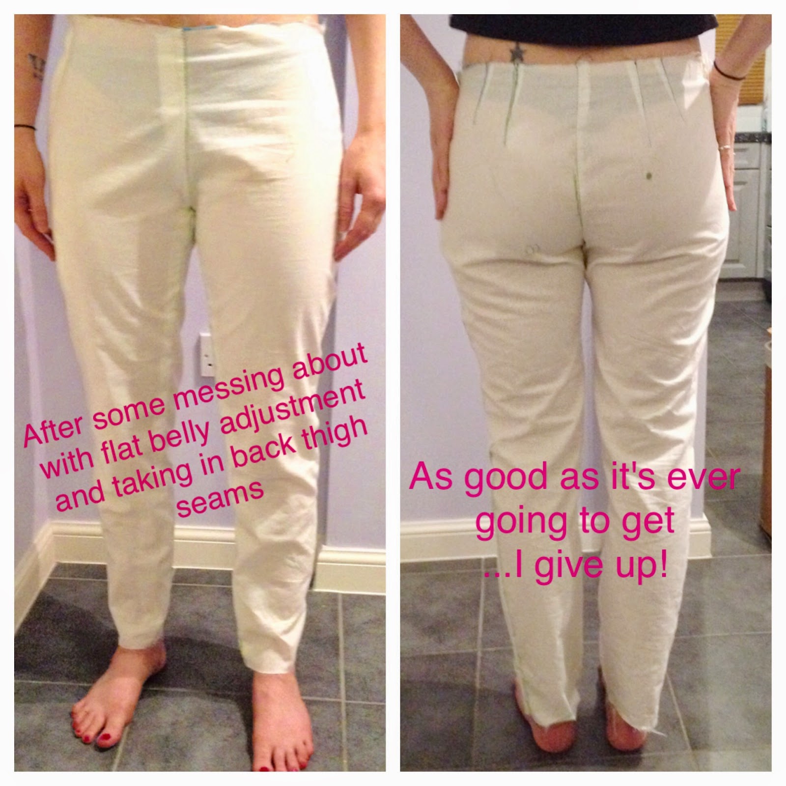 Crafty Clyde: The taming of the trouser - Simplicity 1696