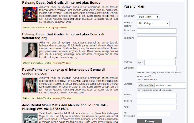 iklan baris gratis terbaik tanpa daftar dan tayang selamanya