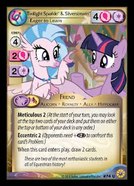 My Little Pony Twilight Sparkle & Silverstream, Eager to Learn Friends Forever CCG Card