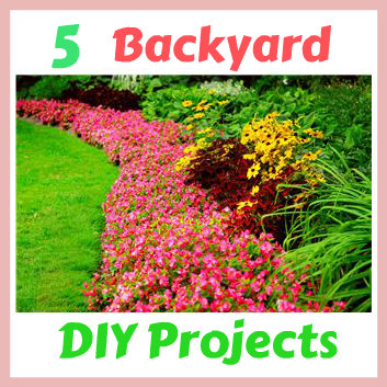 Life With 4 Boys: 5 DIY Projects to Help Beautify Your Backyard
