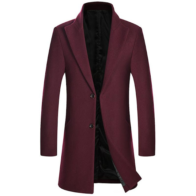 Men's Wool Trench Coat, Created For CKESE