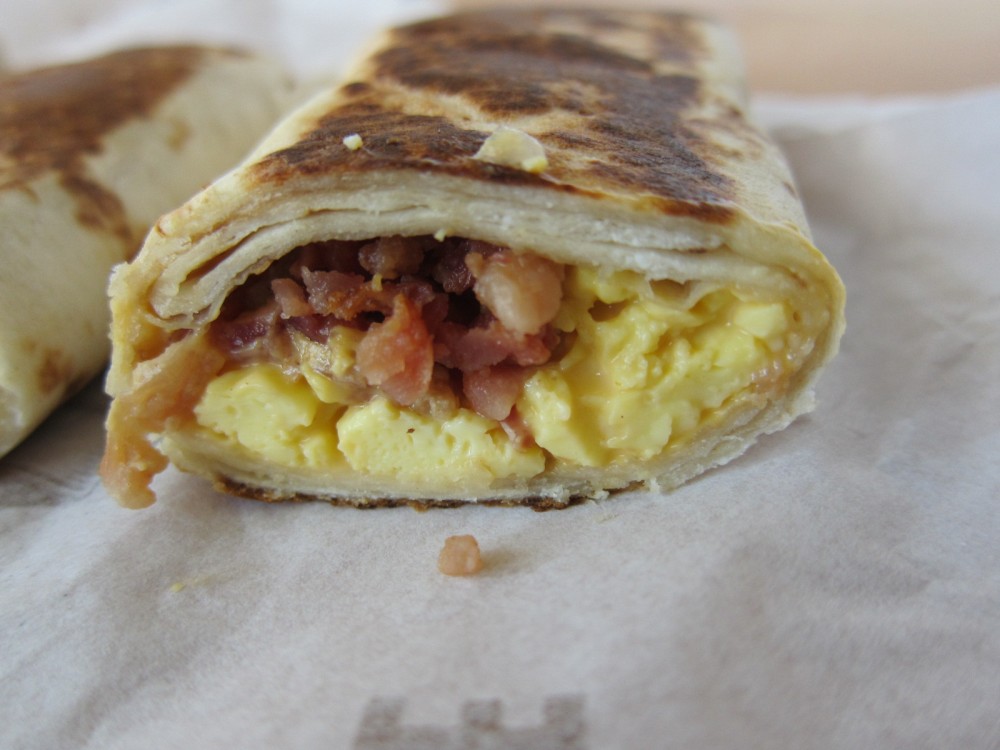 sonic bacon breakfast burrito calories