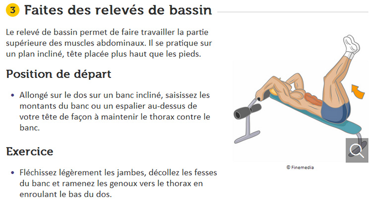 relevés de bassin