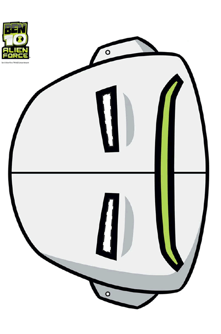 Máscaras do Ben 10 para imprimir | Espaço Renda