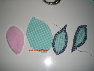 Applicazione Termoadesiva Coniglietto Appeso Avorio | Panini Tessuti - Foto 7